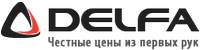 Логотип фирмы Delfa в Черкесске